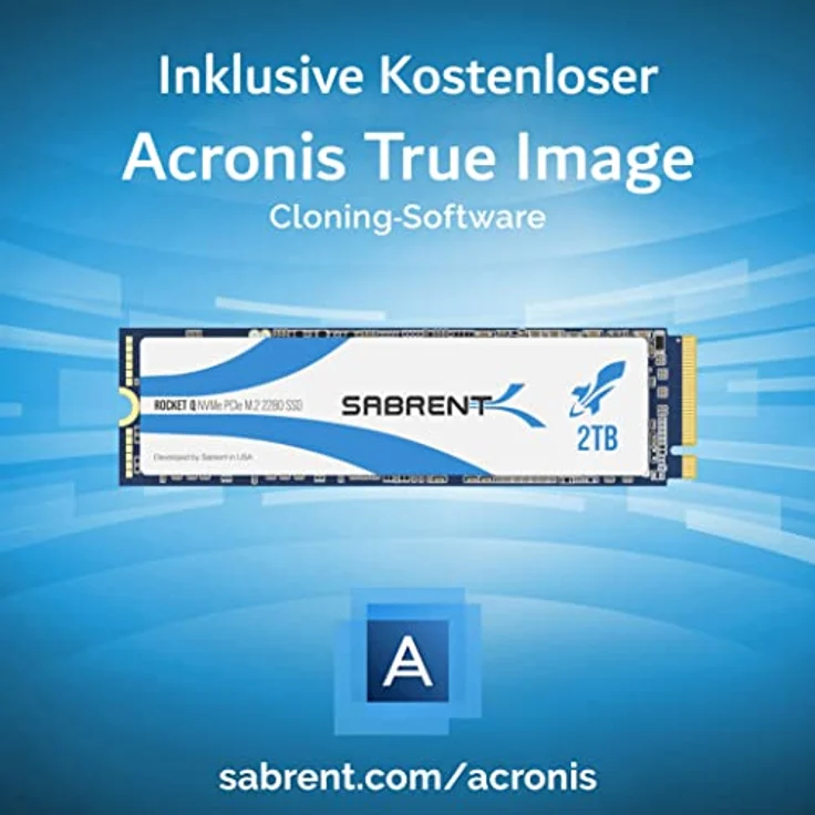 Sabrent Rocket Q 2TB NVMe PCIe M.2 2280 Interne Hochleistungs-Solid-State SSD (SB-RKTQ-2TB) – Bild 3