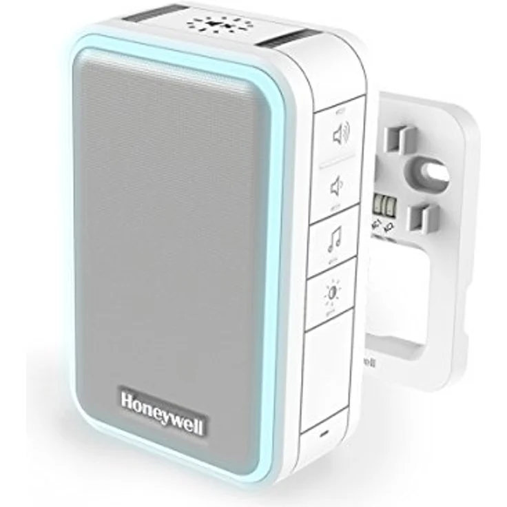 Honeywell Home 6-Klang Gong, Türklingel, mit LED-Blitzlicht, Lautstärkeregelung und Schlaf-/Stummmodus DW315S, weiß – Bild 2