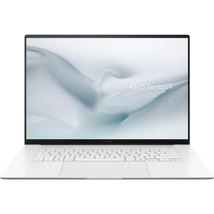 ASUS Zenbook S16 UM5606GA-SS335W, Laptop mit AMD Ryzen 9, 32 GB RAM, 1 TB SSD, 16 Zoll OLED 3K, Weiß