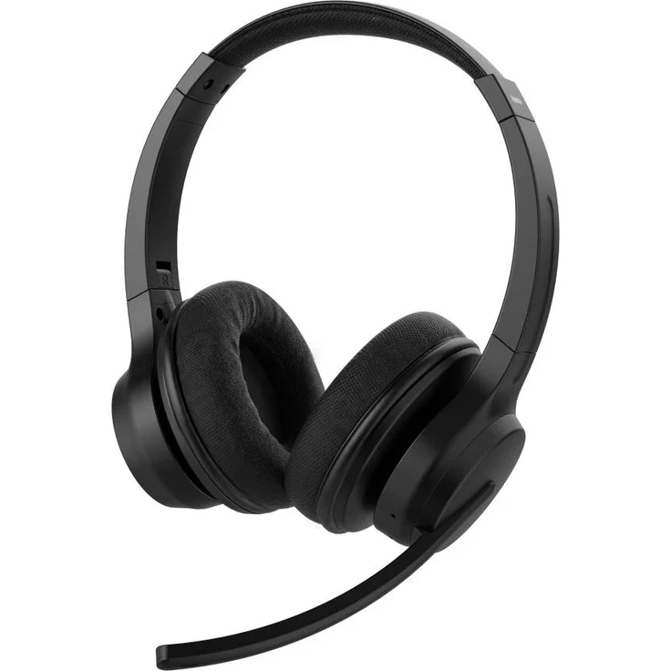 Hama WHS-450, Kabelloser Ohraufliegender Bluetooth Kopfhörer mit 16 h Laufzeit und Noise Cancelling, Schwarz