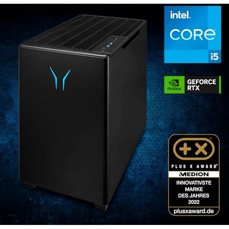 Medion Erazer Bandit P20 10025120 Gaming Desktop PC (Intel Core i5-12400, 16GB DDR4 RAM, Intel Arc A750 8GB GDDR6, 1TB PCIe SSD, Win 11 Home) – Bild 2