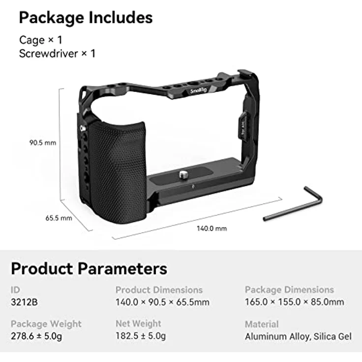 SmallRig 3212 Cage mit Seitengriff für Sony A7C – Bild 9