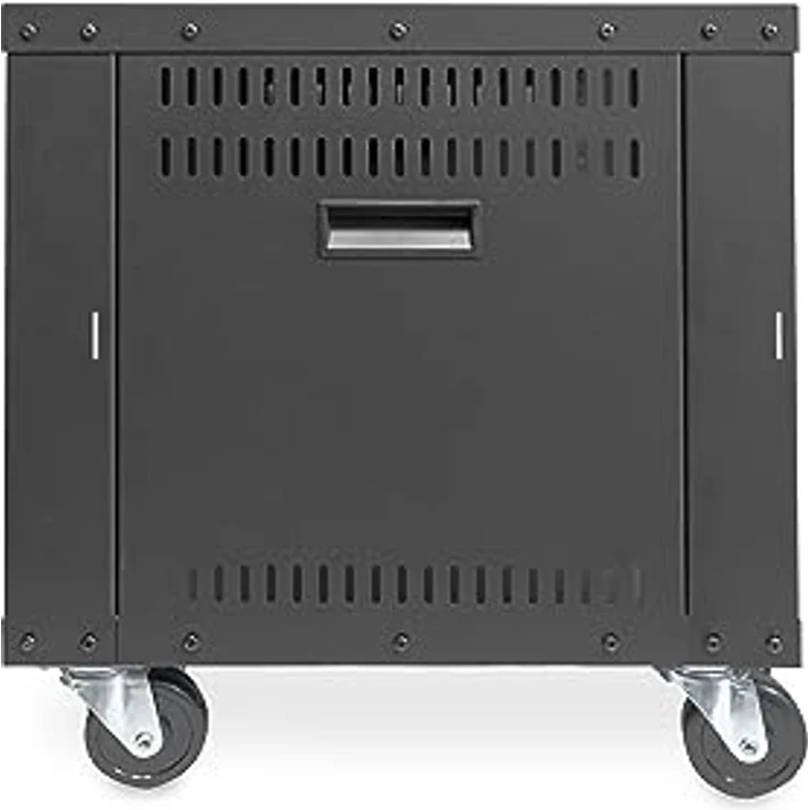 DIGITUS Universal 19-Zoll Equipment Rack - 8HE - unmontiert - Audio-Video-Zubehör - Audio-Rack - Traglast 136 kg - mit Rollen - schwarz – Bild 4