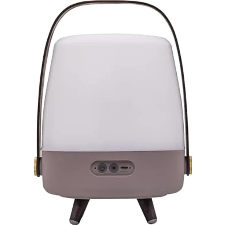 Kooduu - Lite-up Play Mini Sound by Sound by JBL Lautsprecherlampe - Tragbar und Kabellos - Bluetooth-Verbindung und hochwertiger Klang, Erde - Braun, Taupe