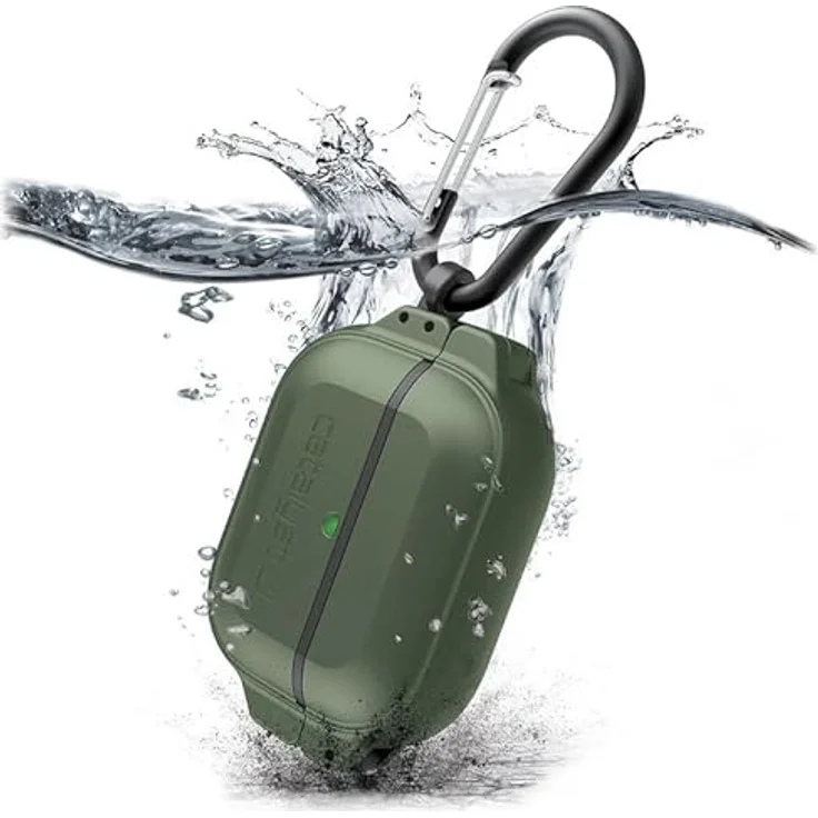 Catalyst Total Protection Hülle für AirPods Pro, wasserdicht IP68 bis 100 Meter, khakigrün – Bild 1