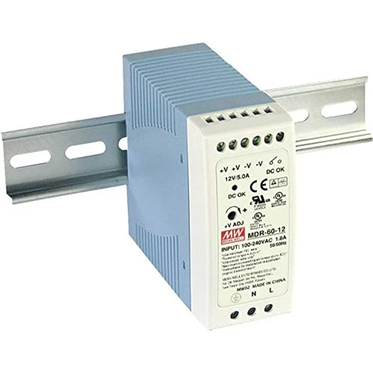 Mean Well MDR-60-48, DIN Schaltnetzteil 60W, Eingang 85-264VAC/120-370VDC, Ausgang 48V-1,25A