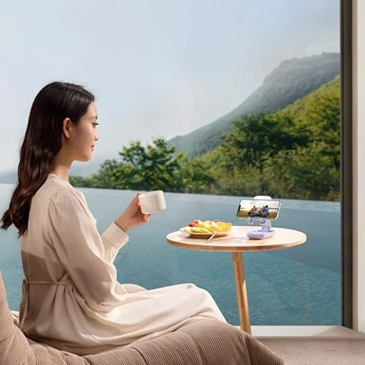 Baseus Seashell Desktop Telefonhalter Ständer Lila – Bild 5