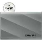 SAMSUNG T9 Portable SSD, 2 TB extern, hohe Lese-/Schreibgeschwindigkeit bis zu 2.000/1.950 MB/s, grau