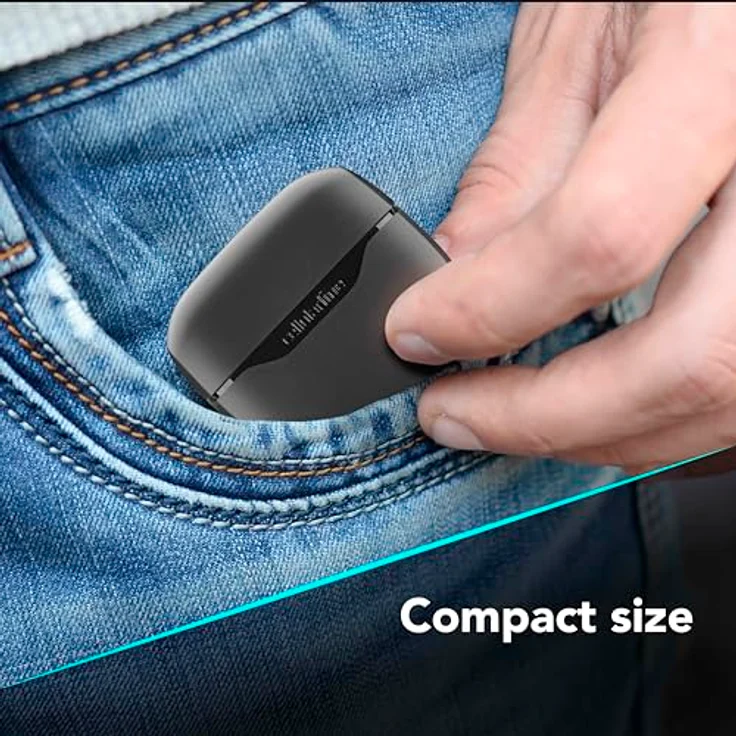 Cellularline TWS CORE Bluetooth-Ohrhörer, Kabellose In-ear Kopfhörer mit passiver Geräuschunterdrückung, 4 h Akkulaufzeit, Schwarz – Bild 4