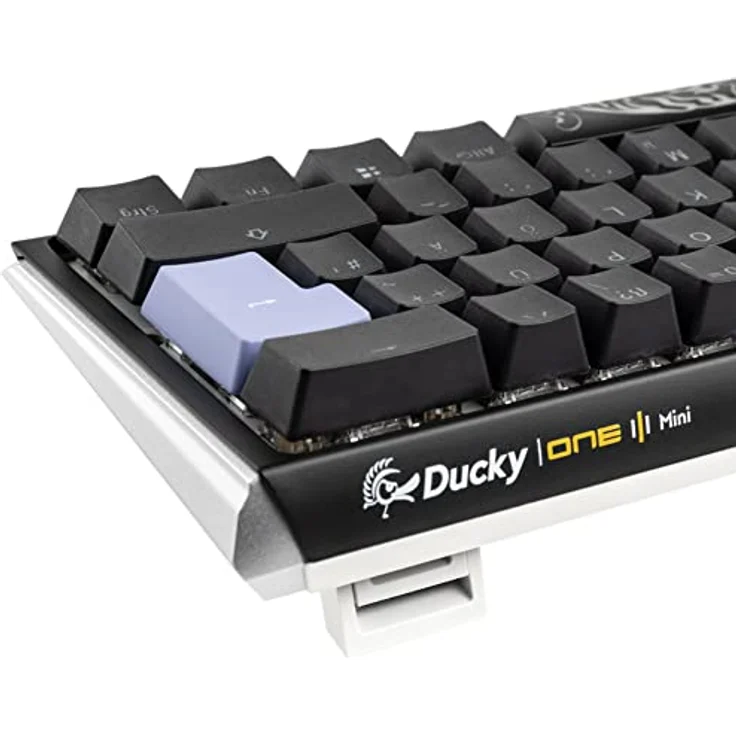 Ducky One 3 Classic Black/White Mini, Gaming-Tastatur, USB, Cherry MX Red, QWERTZ, schwarz (DKON2161ST-RDEPDCLAWSC1) – Bild 5