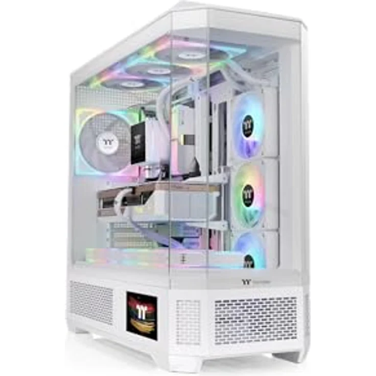 Thermaltake View 600 TG Snow White, PC Gehäuse mit Glas-Seitenteil und erstklassiger Kühlung – Bild 1