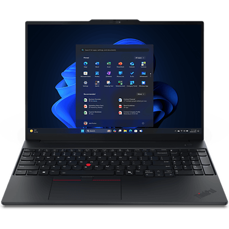 LENOVO B2B ThinkPad E16 Gen 3, 16 Zoll Business-Laptop mit Intel® Core™ Ultra 7, 256 GB RAM, 512 GB SSD, Windows 11 Pro, Copilot+ PC