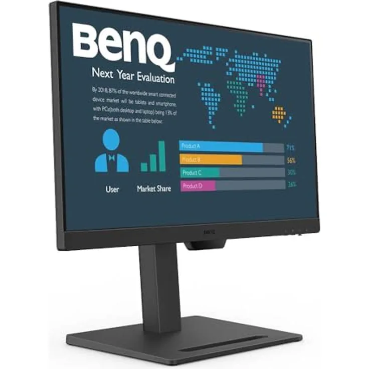 BenQ BL2490T, 24" Full HD Business-Monitor mit 100 Hz, Brightness Intelligence und ergonomischem Design