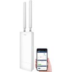 7Links WLAN-Repeater WLR-1260, Outdoor-Dualband-Repeater mit WiFi 6, 3000 Mbit/s, IP65, bis 150 m Reichweite, PoE