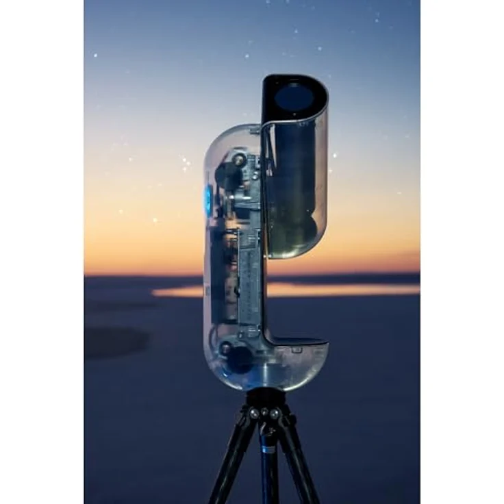 Vaonis Vespera II X-Edition, intelligentes Teleskop für Astrofotografie, transparentes Gehäuse, 4-linsige apochromatische Linse, temperaturstabile Nachführung, Live-Mosaikaufnahmen – Bild 3