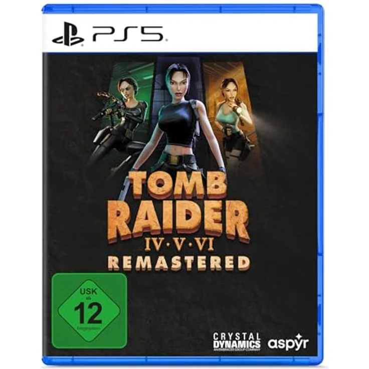 Aspyr Tomb Raider 4-6 Remastered, Remastered Sammlung für PlayStation 5 mit klassischer und Remaster-Grafik – Bild 1