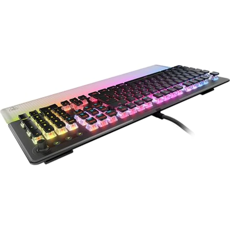 Turtle Beach Vulcan II Max Optisch-mechanische PC-Tastatur, lineare Titan II-Schalter, AIMO-Beleuchtung, Aluminiumplatte – Schwarz – Bild 3