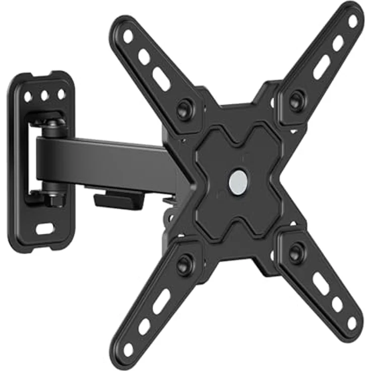 VALUE TV-Wandhalterung mit 2 Drehpunkten, für Bildschirme 13-43 Zoll (33-109 cm), Tragkraft bis 20 kg, VESA-kompatibel – Bild 1