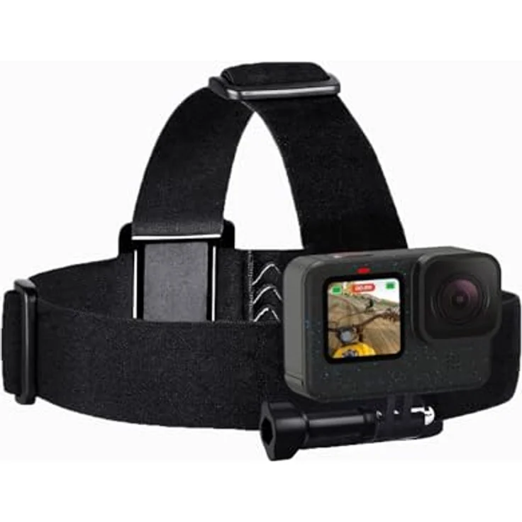 Sametop Kopfhalterung Kopfgurt Head Strap, kompatibel mit GoPro Hero 13-5, verstellbar, rutschfest, optimal für Outdoor-Aktivitäten – Bild 1