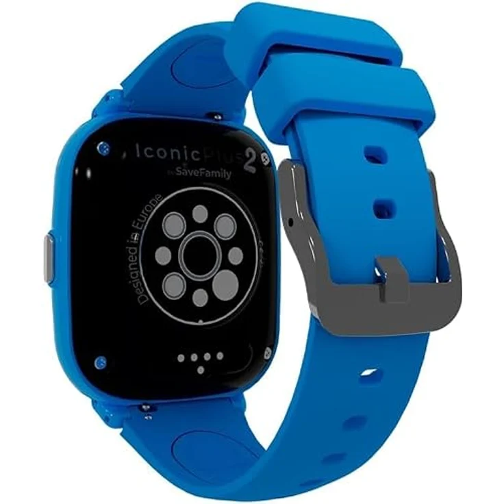 Save Family Iconic Plus 2.0 (4G), Smartwatch mit GPS-Tracking, SOS-Taste, 1,85 Zoll Full HD Display, 8 GB Speicher, in Bubble Blue – Bild 2