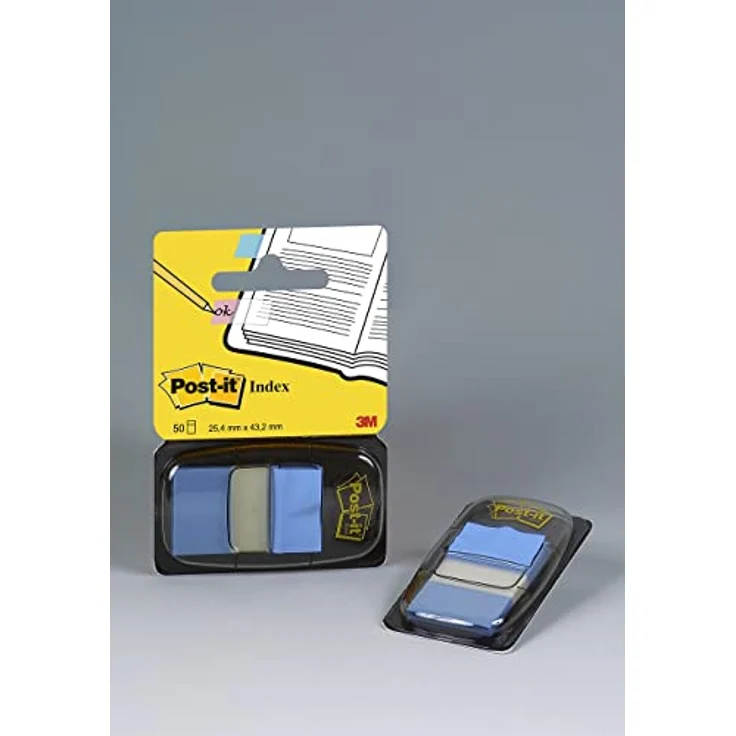 Post-it® Index Haftstreifen I680, türkis, selbsthaftend, 50 Blatt, 25,4 x 43,2 mm – Bild 2