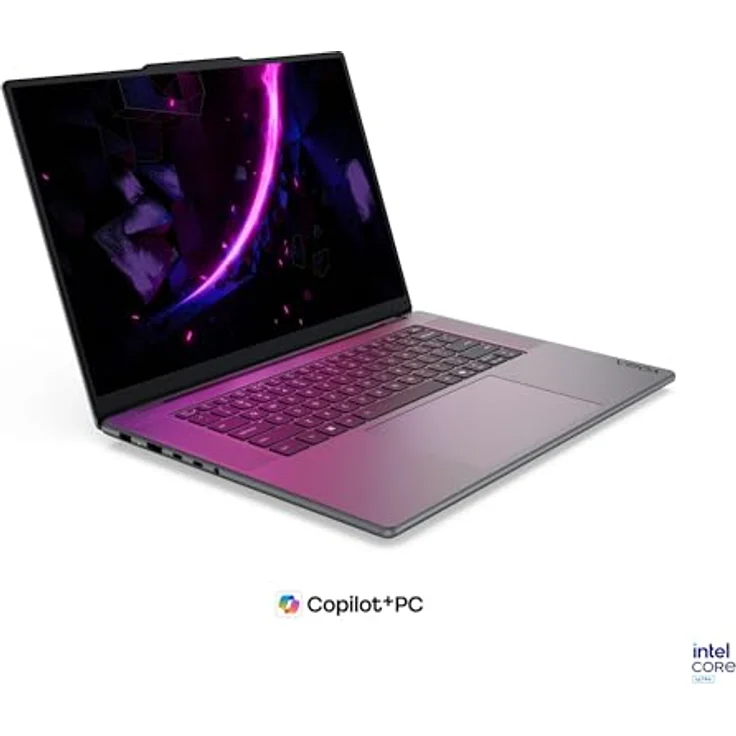 Lenovo Yoga Pro 9i Aura Edition Laptop | 16" 3,2K OLED Touch Display | Intel Core Ultra 9 386H | 32GB RAM | 1TB SSD | NVIDIA GeForce RTX 5060 | Windows 11 | QWERTZ | Thunder Grau | 3 Jahre Premium Care – Bild 2