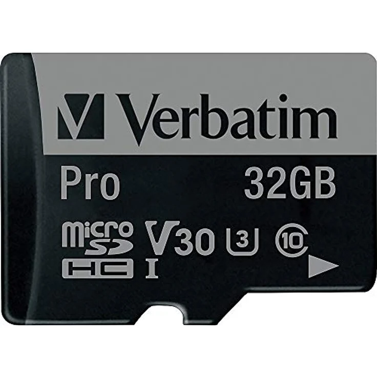 Verbatim Pro U3 Micro-SDHC-Karte 32GB - SD-Karte - Geeignet für 4K-Videoaufnahmen - Wasser- und stoßfest - schwarz – Bild 5