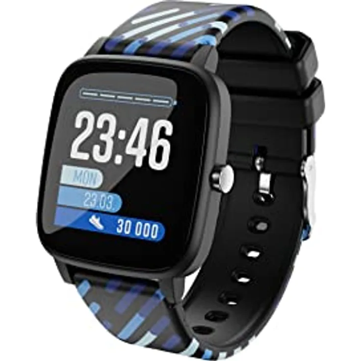 Lamax BCool (36.50 mm, Kunststoff) Sportuhr + Smartwatch, Schwarz