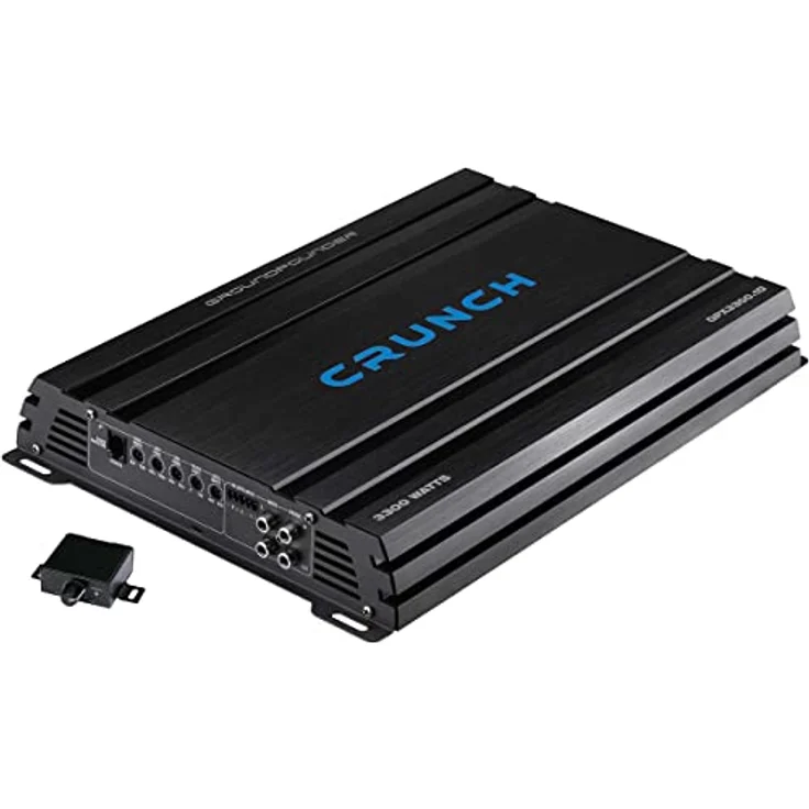 Crunch GPX3300.1D Class D Digital Mono Verstärker Endstufe Monoblock (3300 Watt, Master/Slave-Mode, schwarz) – Bild 2