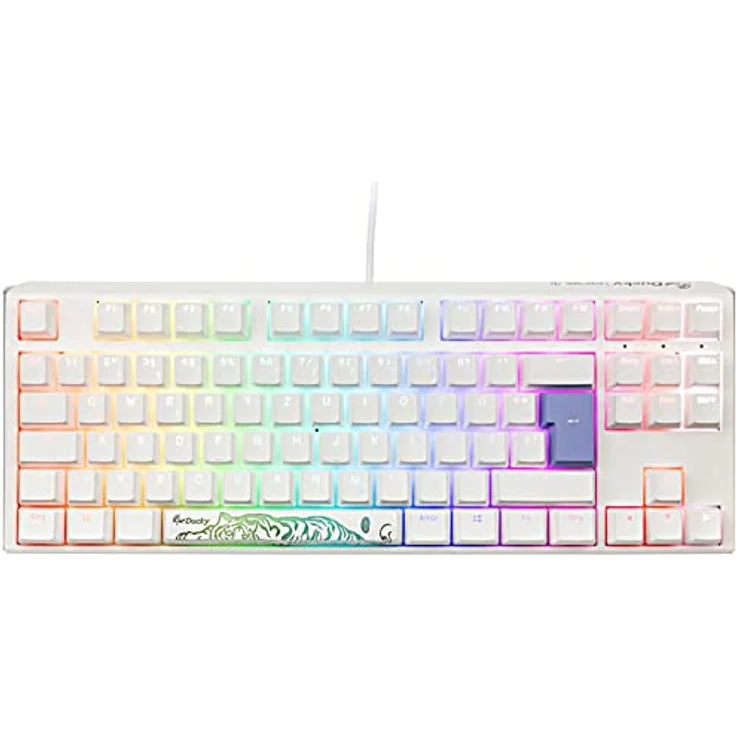 Ducky One 3 Classic Mechanische Tastatur - Mechanical Keyboard - Tastatur Gaming Mechanisch - Gaming Keyboard Mechanical - Mechanische Gaming Tastatur - TKL-Format 80% - MX-Red – Bild 2