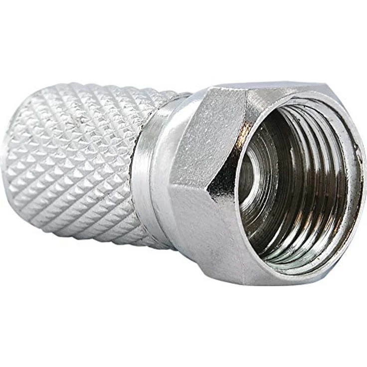 SCHWAIGER -FST8002 531- F-Aufdrehstecker 2-er Set- 8 mm Durchmesser-für Koaxialkabel-Verbindung von Stecker und Kabel- 2 Stück-Silber – Bild 5