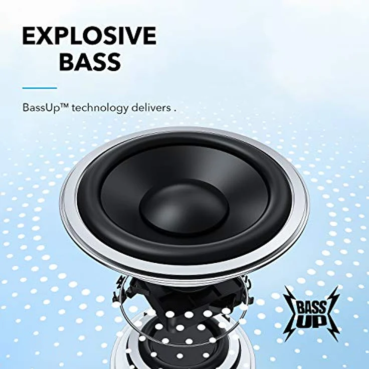 soundcore Anker Mini 3 Bluetooth-Lautsprecher mit BassUp und PartyCast Technologie, USB-C, Wasserschutz IPX7, Individueller EQ, Rot – Bild 3