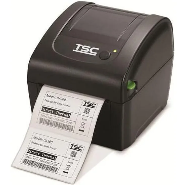 TSC DA210 Etikettendrucker Direkt Wärme 203 x 203 DPI Verkabelt (203 dpi), Schwarz