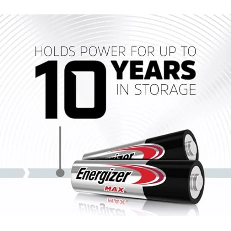 Energizer Max Alkaline Batterie AAA Micro, 16 Stück, mit PowerSeal-Technologie und bis zu 10 Jahren Lagerfähigkeit – Bild 2