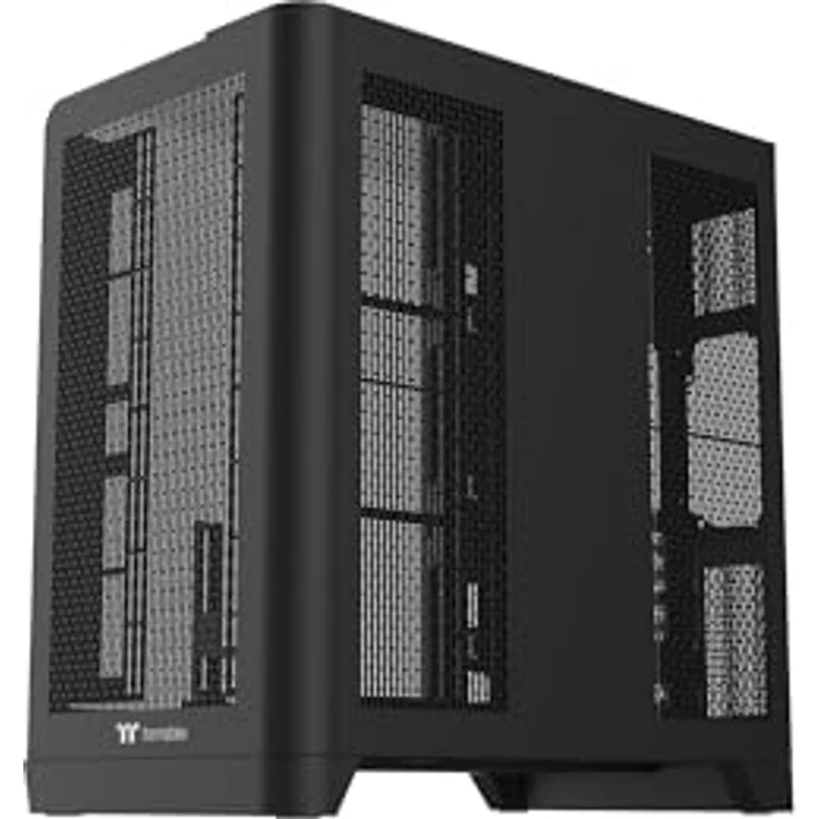 Thermaltake View 390 Air | Mid Tower Chassis | Black, erweiterbar mit bis zu 11 Lüftern – Bild 4
