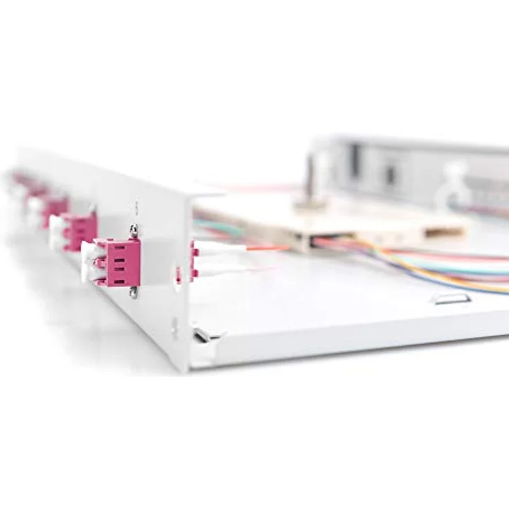 Digitus DN-96330-4 LWL-Patchpanel 6 Port LC, kompakte Spleißbox mit Vollmetallgehäuse und integrierten Spleißkassetten – Bild 5