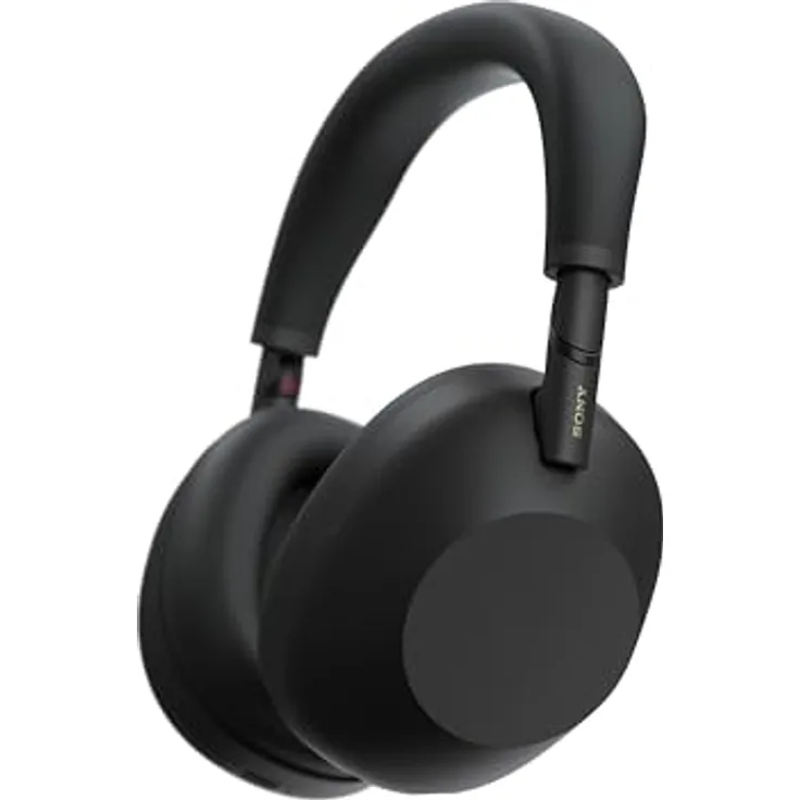 Sony WH-1000XM6, Noise Cancelling Over-Ear Wireless Kopfhörer mit Hi-Res Sound, 30 Std Akku, faltbarem Design - Schwarz