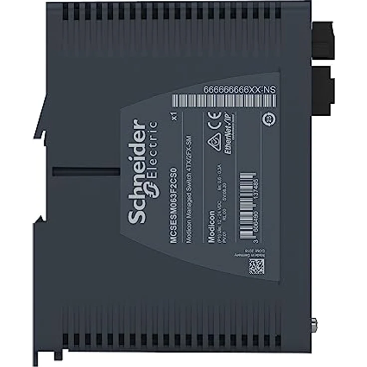 Schneider Electric MCSESM063F2CS0, Managed Netzwerk Switch mit 4 Ports, Ethernet TCP/IP, 7 W Leistung, DIN-Schienenmontage – Bild 6