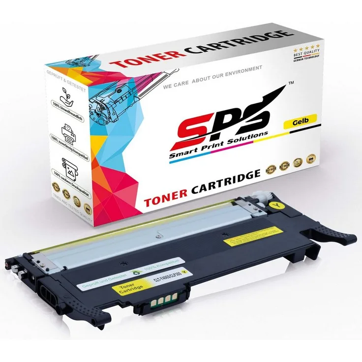 SPS Tonerkartusche Kompatibel für Samsung CLP-365, CLT-Y406S, Gelb, 1 x Toner, Druckleistung 1000 Seiten