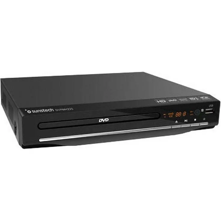 Sunstech DVPMH225, HDMI & USB DVD-Player in Schwarz, kompakt mit OSD und Kindersicherung
