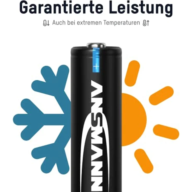 ANSMANN Akku AA Mignon 2100mAh NiMH 1,2V - Batterien wiederaufladbar (4 Stück) – Bild 3