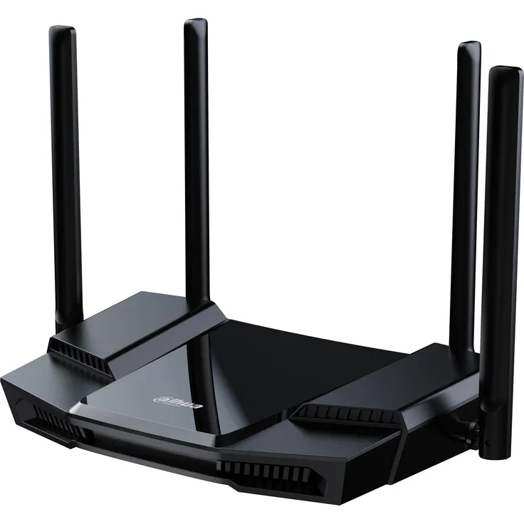 Dahua AX18 Wireless Router, 1800 Mbps Wi-Fi 6 Dual-Band Router, Schwarz