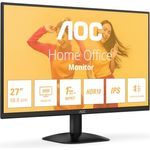 AOC Q27B35E 27 Zoll QHD-Monitor, 75 Hz, IPS, 1 ms MPRT, Adaptive Sync, HDR10, Schwarz