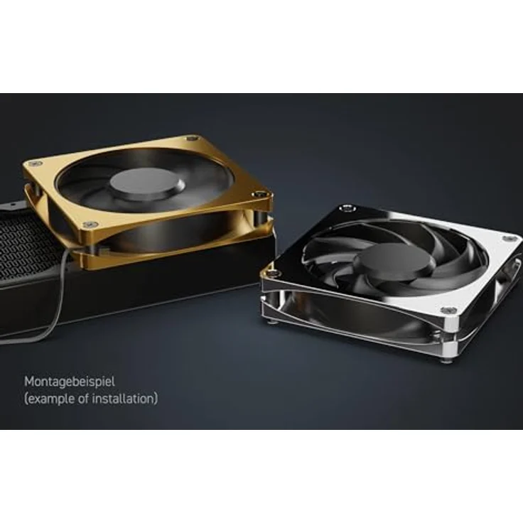 Alphacool Apex Stealth Metall (120 mm, 1 x), PC Lüfter, Gold – Bild 8