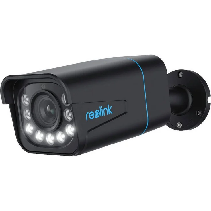Reolink P430, Smarte 4K UHD PoE Überwachungskamera mit Nachtsicht in Farbe, optischem 5X-Zoom und Bewegungserkennung für Personen, Fahrzeuge und Haustiere