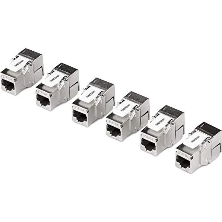 TRENDnet 24-Port Blank Keystone geschirmtes 1U Patch Panel, STP, Kat6A, Kat5, Kat5e, Kat6, 19” Rackmount Design, TC-KP24S