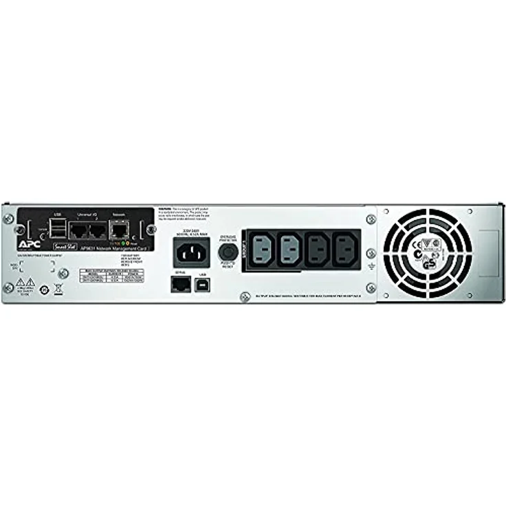 APC SMT1500RMI2UNC Smartups USV-Anlage, 1500 VA, 1000 Watt, Ethernet, RS-232, 230 V – Bild 2