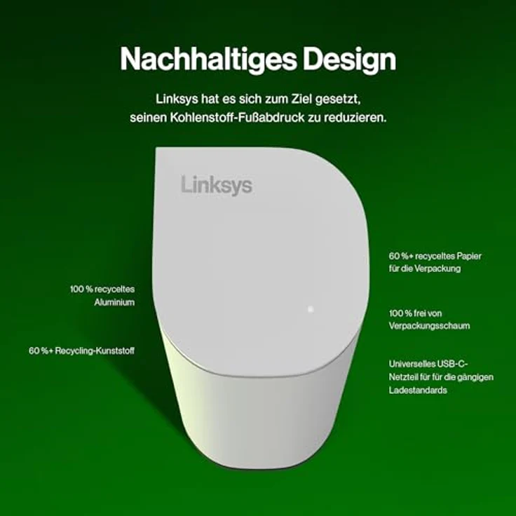 Linksys Velop Micro 7 BE5000, Dual-Band Wi-Fi 7 Mesh System (3-Pack) Router mit hoher Reichweite – Bild 10
