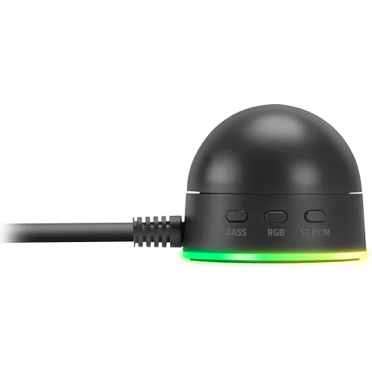 Speedlink GRAVITY LT 2.1 Subwoofer System, kraftvolles PC Lautsprechersystem mit Bluetooth und Fernbedienung, schwarz – Bild 5