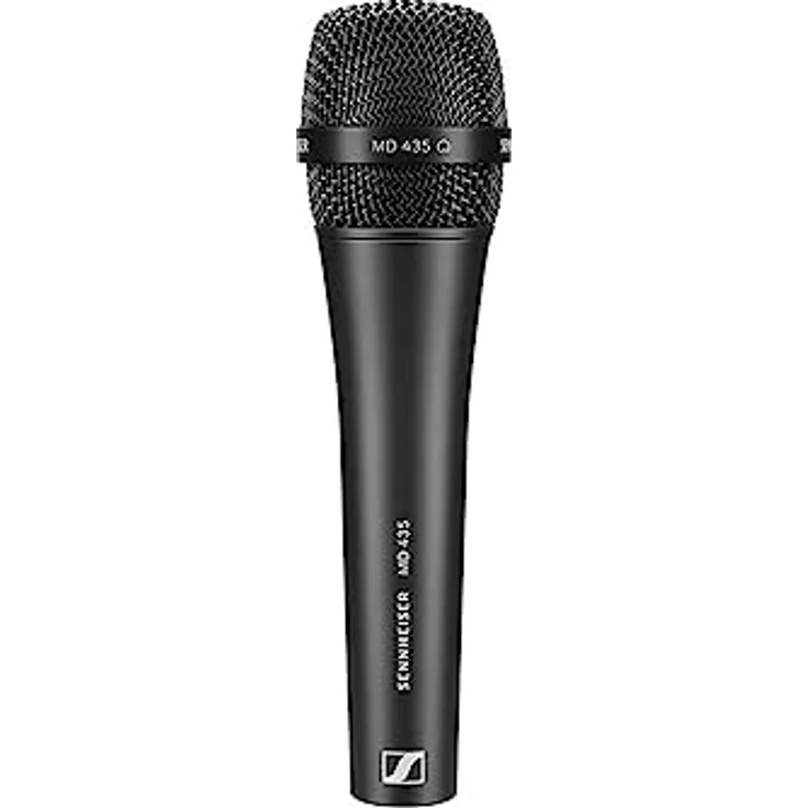 Sennheiser MD 435, Dynamisches Gesangsmikrofon mit nierenförmigem Aufnahme-Muster und hoher Transparenz